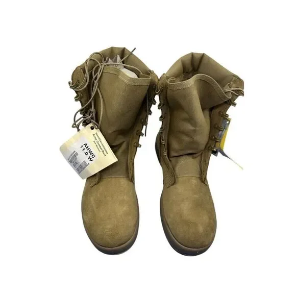 Belleville Military Army Combat Boot Hot Weather‎ Coyote AHWC Size 11.0W NWTS